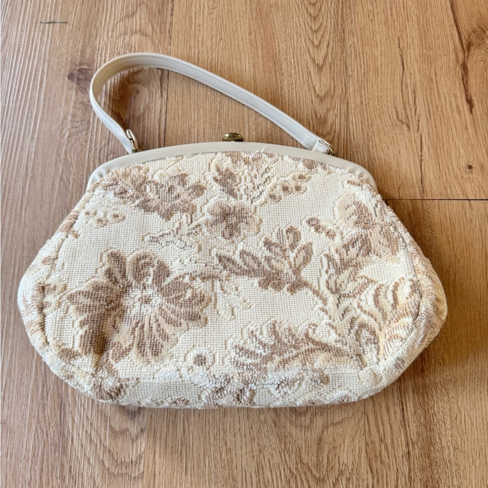 Vintage Verdi floral handbag